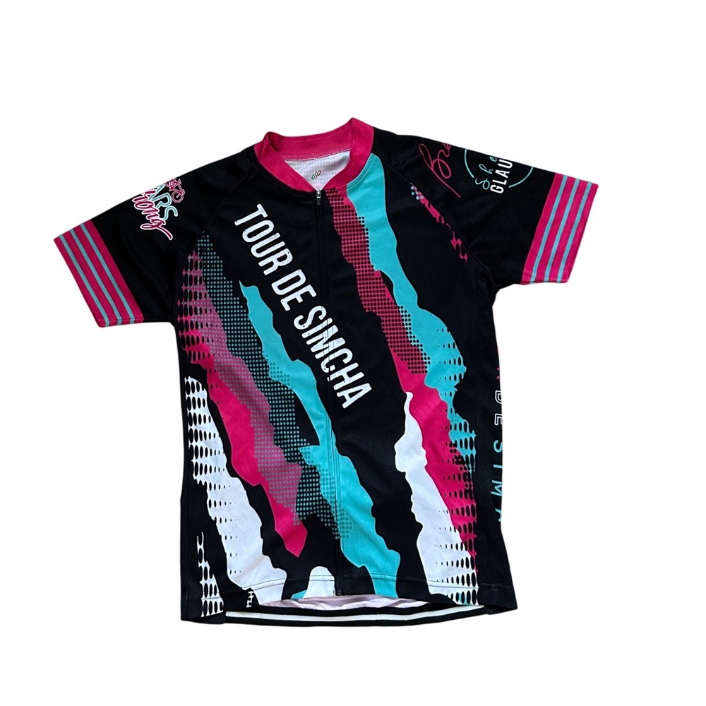 Dazio Velo Tour De Simcha 2016 Cycling Jersey Mens Large rave edm Party